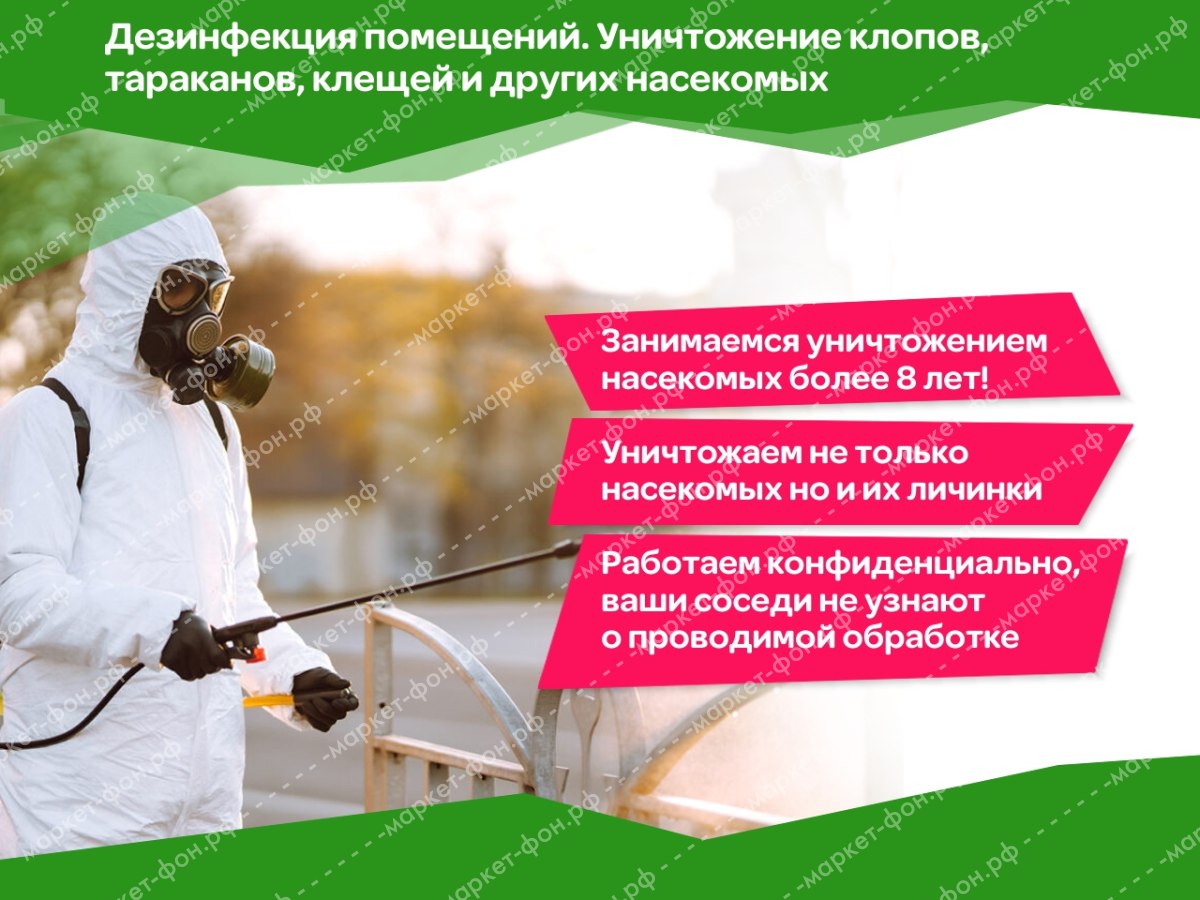 ​Фото и креативы для Авито объявлений-Обработка от тараканов, блох, комаров, клещей