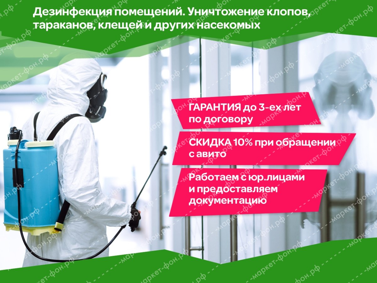 ​Фото и креативы для Авито объявлений-Обработка от тараканов, блох, комаров, клещей