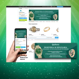 Оформил еще один Авито магазин на тему ювелирных изделий