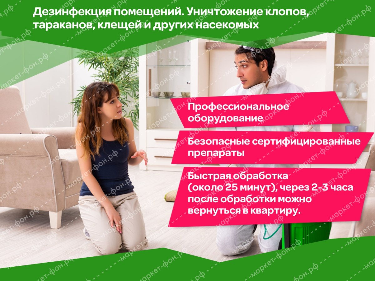 ​Фото и креативы для Авито объявлений-Обработка от тараканов, блох, комаров, клещей